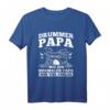 Herren Drummer Papa Viel Cooler Schlagzeuger Vater T-Shirt - Lustiges Familienmotiv für Musikliebhaber und Schlagzeuger Väter