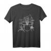 Affe spielt Schlagzeug T-Shirt – Geschenk für Drummer und Musiker zu Geburtstag & Weihnachten