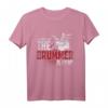Schlagzeug T-Shirt - Habe keine Angst der Drummer ist hier – Perfektes Geschenk für Musiker, Trommler & Musikliebhaber zu Weihnachten, Geburtstag & Halloween