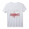Schlagzeug T-Shirt - Habe keine Angst der Drummer ist hier – Perfektes Geschenk für Musiker, Trommler & Musikliebhaber zu Weihnachten, Geburtstag & Halloween