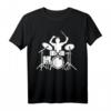 Drummer Schlagzeug T-Shirt für Musiker - Klassisch geschnitten mit Drumsticks, ideal für Konzerte & Festivals