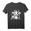 Drummer Schlagzeug T-Shirt für Musiker - Klassisch geschnitten mit Drumsticks, ideal für Konzerte & Festivals