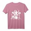 Drummer Schlagzeug T-Shirt für Musiker - Klassisch geschnitten mit Drumsticks, ideal für Konzerte & Festivals