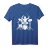 Drummer Schlagzeug T-Shirt für Musiker - Klassisch geschnitten mit Drumsticks, ideal für Konzerte & Festivals
