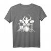 Drummer Schlagzeug T-Shirt für Musiker - Klassisch geschnitten mit Drumsticks, ideal für Konzerte & Festivals