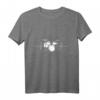 EKG Schlagzeug T-Shirt – Geschenk für Schlagzeuger, Drummer und Musikliebhaber zu Weihnachten, Geburtstag oder Halloween