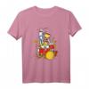 Astronaut spielt Schlagzeug Kinder T-Shirt - Galaxie Weltraum Motiv, ideales Geschenk für Musiker, Trommler und Space-Fans zu Geburtstage & Weihnachten