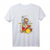 Astronaut spielt Schlagzeug Kinder T-Shirt - Galaxie Weltraum Motiv, ideales Geschenk für Musiker, Trommler und Space-Fans zu Geburtstage & Weihnachten