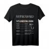 Hufschmied Stundenlohn Pferde Hufeisen Schmied T-Shirt - Lustiges Geschenk für Pferdeschmiede, Handwerker & Metallbauer
