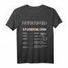 Hufschmied Stundenlohn Pferde Hufeisen Schmied T-Shirt - Lustiges Geschenk für Pferdeschmiede, Handwerker & Metallbauer