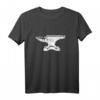 Vintage Schmied T-Shirt mit Amboss – Perfektes Geschenk für Schmied Papa, Ehemann, Bruder & Freunde zu Geburtstag, Weihnachten & Vatertag