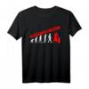 Evolution Schmied Schmieden Schmiede Handwerker Metallbauer T-Shirt – Originelles Geschenk für Schmiedekunst Liebhaber & Handwerksfans