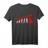 Evolution Schmied Schmieden Schmiede Handwerker Metallbauer T-Shirt – Originelles Geschenk für Schmiedekunst Liebhaber & Handwerksfans
