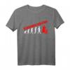 Evolution Schmied Schmieden Schmiede Handwerker Metallbauer T-Shirt – Originelles Geschenk für Schmiedekunst Liebhaber & Handwerksfans