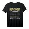Lustiges Hufschmied Stundenlohn T-Shirt - Zunftzeichen Geschenk für Pferdeschmiede, Handwerker & Berufsstolz zu Weihnachten, Geburtstag & Vatertag