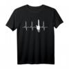 Holzfällerhemd mit Kettensäge Herzschlag - Baumpfleger Geschenk T-Shirt für Männer, Holzfäller & Baumliebhaber