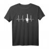 Holzfällerhemd mit Kettensäge Herzschlag - Baumpfleger Geschenk T-Shirt für Männer, Holzfäller & Baumliebhaber