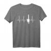 Holzfällerhemd mit Kettensäge Herzschlag - Baumpfleger Geschenk T-Shirt für Männer, Holzfäller & Baumliebhaber