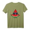 Wassermelonen Sommer T-Shirt für Kinder mit Sonnenbrille - Lustiges Obstdesign für Mädchen und Jungen, perfektes Sommeroutfit