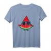 Wassermelonen Sommer T-Shirt für Kinder mit Sonnenbrille - Lustiges Obstdesign für Mädchen und Jungen, perfektes Sommeroutfit