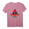 Wassermelonen Sommer T-Shirt für Kinder mit Sonnenbrille - Lustiges Obstdesign für Mädchen und Jungen, perfektes Sommeroutfit