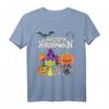 Niedliches Halloween-Kürbis, Dino, Gespenster Jungen Kinder T-Shirt – Perfekt für Halloween-Partys, Allerseelen & Kostümideen