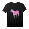 Schönes Rosa Zebra Freches Kunst Langarmshirt – Unisex Tiermotiv T-Shirt für Tier- und Safari-Liebhaber, ideal als Geschenk für Kinder, Jugendliche und Erwachsene