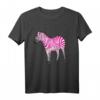 Schönes Rosa Zebra Freches Kunst Langarmshirt – Unisex Tiermotiv T-Shirt für Tier- und Safari-Liebhaber, ideal als Geschenk für Kinder, Jugendliche und Erwachsene