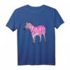 Schönes Rosa Zebra Freches Kunst Langarmshirt – Unisex Tiermotiv T-Shirt für Tier- und Safari-Liebhaber, ideal als Geschenk für Kinder, Jugendliche und Erwachsene
