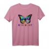be colourfully - Schmetterlinge & Tierisch schön - Lustiges, buntes T-Shirt von fun4m3 für Nerds & Tierliebhaber