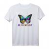 be colourfully - Schmetterlinge & Tierisch schön - Lustiges, buntes T-Shirt von fun4m3 für Nerds & Tierliebhaber