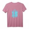 16ter Geburtstag T-Shirt - Sweet 16 Squad Vintage Design mit Krone und Sternen für Mädchen zum Feiern
