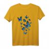 Blauer Schmetterling Kunst Garten Langarmshirt – Schöne Motive, langlebig, doppelt genähter Saum