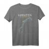 Norwegen Lofoten T-Shirt im Vintage Stil – Karte mit Koordinaten und Schatzkarten-Design, Perfekt als Norwegen Geschenk für Reise- und Norwegen-Liebhaber