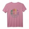 Seattle Washington Skyline Grunge Kunst T-Shirt – Souvenir & Erinnerung an Ihren Familienurlaub im Pazifischen Nordwesten
