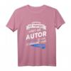 Herren T-Shirt Autor Verfasser Schriftsteller Geschenk mit Spruch – Lustiges Design für Buchliebhaber & kreative Berufstätige
