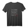 Koreanisches Alphabet Hangul Matrix T-Shirt – Perfekt zum Koreanisch Lernen und für Korea Fans