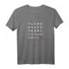 Koreanisches Alphabet Hangul Matrix T-Shirt – Perfekt zum Koreanisch Lernen und für Korea Fans