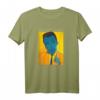 Albert Camus Portrait Gemälde T-Shirt - Buntes Popart Design, Perfekt als Geschenk für Kunst- und Literaturfans, Bücherwürmer & Philosophie-Liebhaber