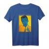 Albert Camus Portrait Gemälde T-Shirt - Buntes Popart Design, Perfekt als Geschenk für Kunst- und Literaturfans, Bücherwürmer & Philosophie-Liebhaber