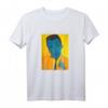 Albert Camus Portrait Gemälde T-Shirt - Buntes Popart Design, Perfekt als Geschenk für Kunst- und Literaturfans, Bücherwürmer & Philosophie-Liebhaber