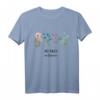 No Rain No Flowers - Motivierende Blumen T-Shirt für Frühling, Sommer & Mentale Gesundheit