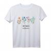 No Rain No Flowers - Motivierende Blumen T-Shirt für Frühling, Sommer & Mentale Gesundheit