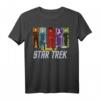 Women Of Star Trek 5 Silhouettes Grafik T-Shirt - Offiziell lizenzierte Star Trek Damenbekleidung