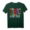 Women Of Star Trek 5 Silhouettes Grafik T-Shirt - Offiziell lizenzierte Star Trek Damenbekleidung