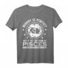 Sternzeichen Fische T-Shirt - Geschenk für Februar & März Geborene, Geburtstag & Weihnachten, Persönliches Horoskop Kostüm