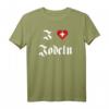 I love Jodeln - Schweiz Musik Singen Fan T-Shirt für Volksmusik- und Schlagerliebhaber