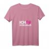 Damen Ich Liebe Schlager Popmusik Party Melodie Musikstil T-Shirt mit V-Ausschnitt – Perfektes Geschenk für Schlager- und Popmusikfans zu Weihnachten & Geburtstag
