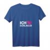 Damen Ich Liebe Schlager Popmusik Party Melodie Musikstil T-Shirt mit V-Ausschnitt – Perfektes Geschenk für Schlager- und Popmusikfans zu Weihnachten & Geburtstag