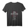 Damen T-Shirt mit Psalm 'Ich werde den Lobpreis des Herrn' - Klassisch geschnitten, V-Ausschnitt, leichtes religiöses Design